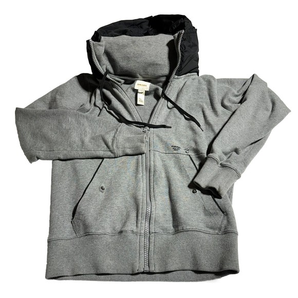 Diesel Women’s Hoodie Jacket Size L Large Packable Shell Windbreaker Full Zip - Picture 9 of 16